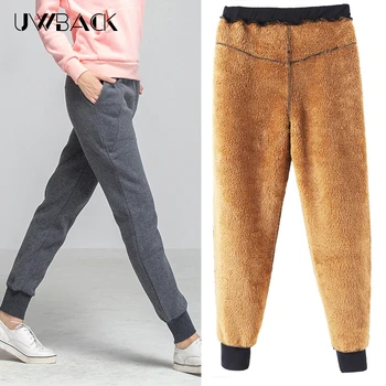 Uwback Women Lambswool Sweatpants Thick Thermal Trouser Female 2017 New Winter Sportswear Super Warm Harem Pants Plus Size EB405
Uwback Women Lambswool Sweatpants Thick Thermal Trouser Female 2017 New Winter Sportswear Super Warm Harem Pants Plus Size EB405