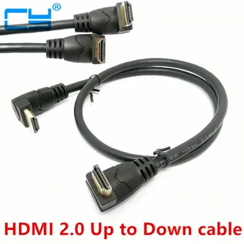 HDMI 2.0 4K 3D Dual 90 Degree Up Angled HDMI Male to Down Angled HDMI Male HDTV Cable 30cm/60cm/180cm for DVD PS3 PC
HDMI 2.0 4K 3D Dual 90 Degree Up Angled HDMI Male to Down Angled HDMI Male HDTV Cable 30cm/60cm/180cm for DVD PS3 PC