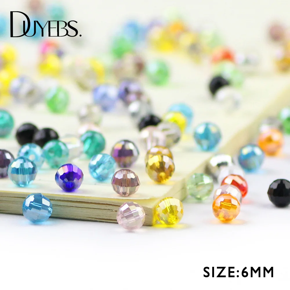 DUYEBS 96 Faceted Austrian crystal Beads 50pcs Round Glass Ball Loose Beads For Jewelry Making Bracelet&Necklace DIY Accessories
DUYEBS 96 Faceted Austrian crystal Beads 50pcs Round Glass Ball Loose Beads For Jewelry Making Bracelet&Necklace DIY Accessories