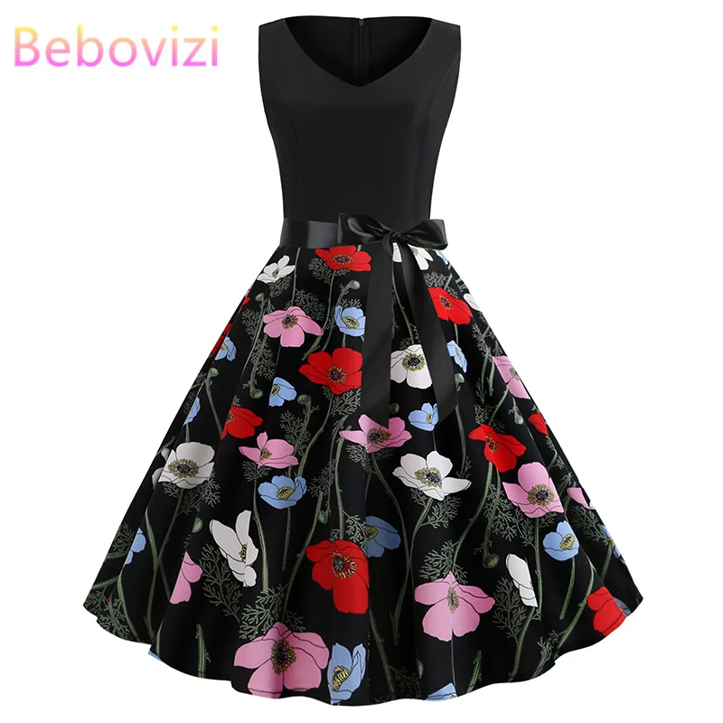 Bebovizi 2019 Summer Fashion Women Plus Size Vintage Bandage Dress Casual Office Elegant Sexy Black Patchwork Dot Print Dresses
Bebovizi 2019 Summer Fashion Women Plus Size Vintage Bandage Dress Casual Office Elegant Sexy Black Patchwork Dot Print Dresses