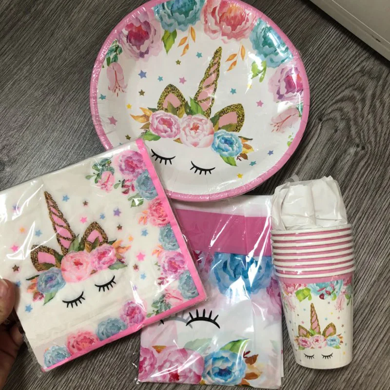 Unicorn Party Decoration Unicornio Plate/Cup/Napkins Birthday Party Decoration Kids Tableware Sets New Year Navidad Supplies
Unicorn Party Decoration Unicornio Plate/Cup/Napkins Birthday Party Decoration Kids Tableware Sets New Year Navidad Supplies