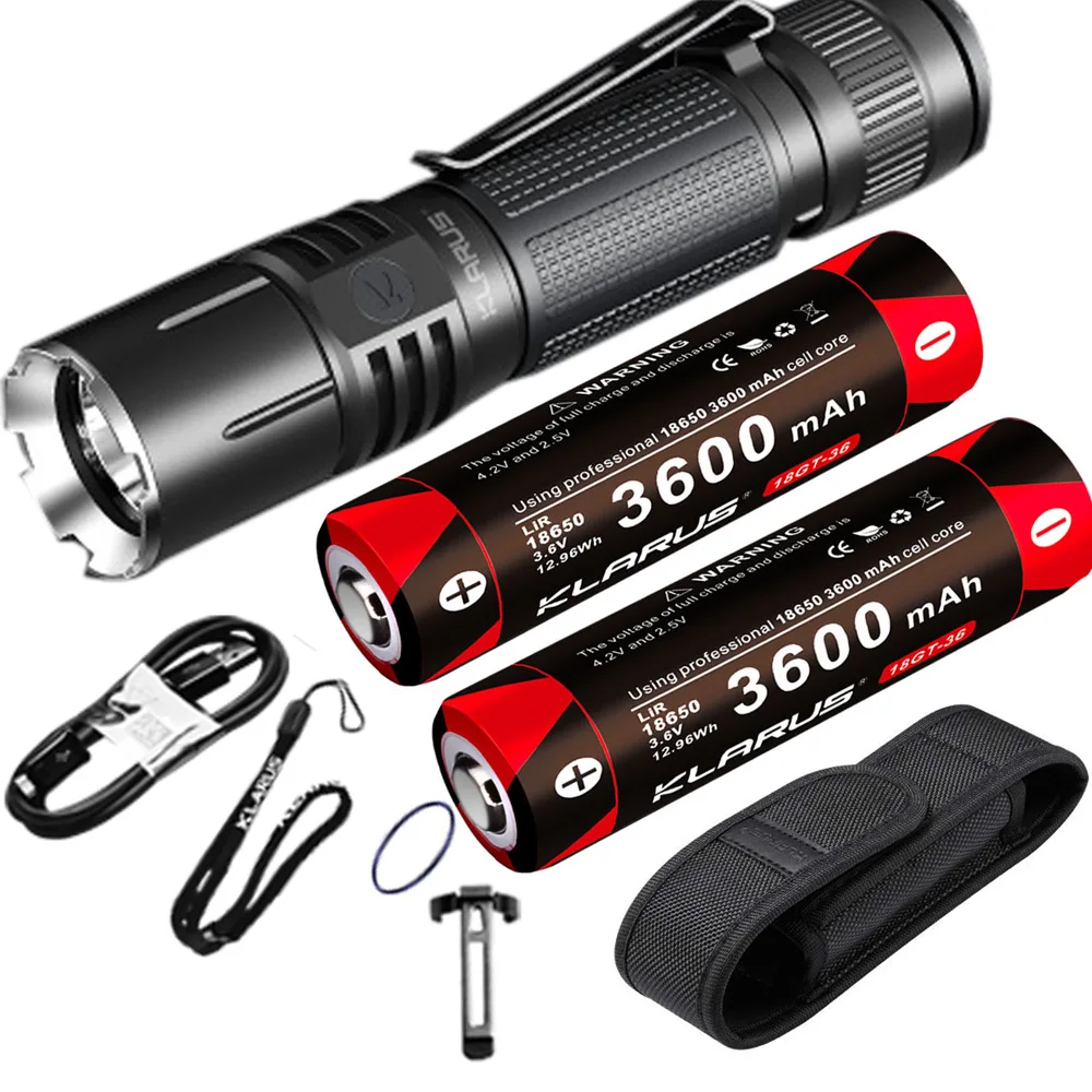 Klarus 360X1 360 degrees Omni-Directional Dual Switch USB Charging Flashlight CREE XHP70.2 LED max 1800 lumen with 2 x battery
Klarus 360X1 360 degrees Omni-Directional Dual Switch USB Charging Flashlight CREE XHP70.2 LED max 1800 lumen with 2 x battery