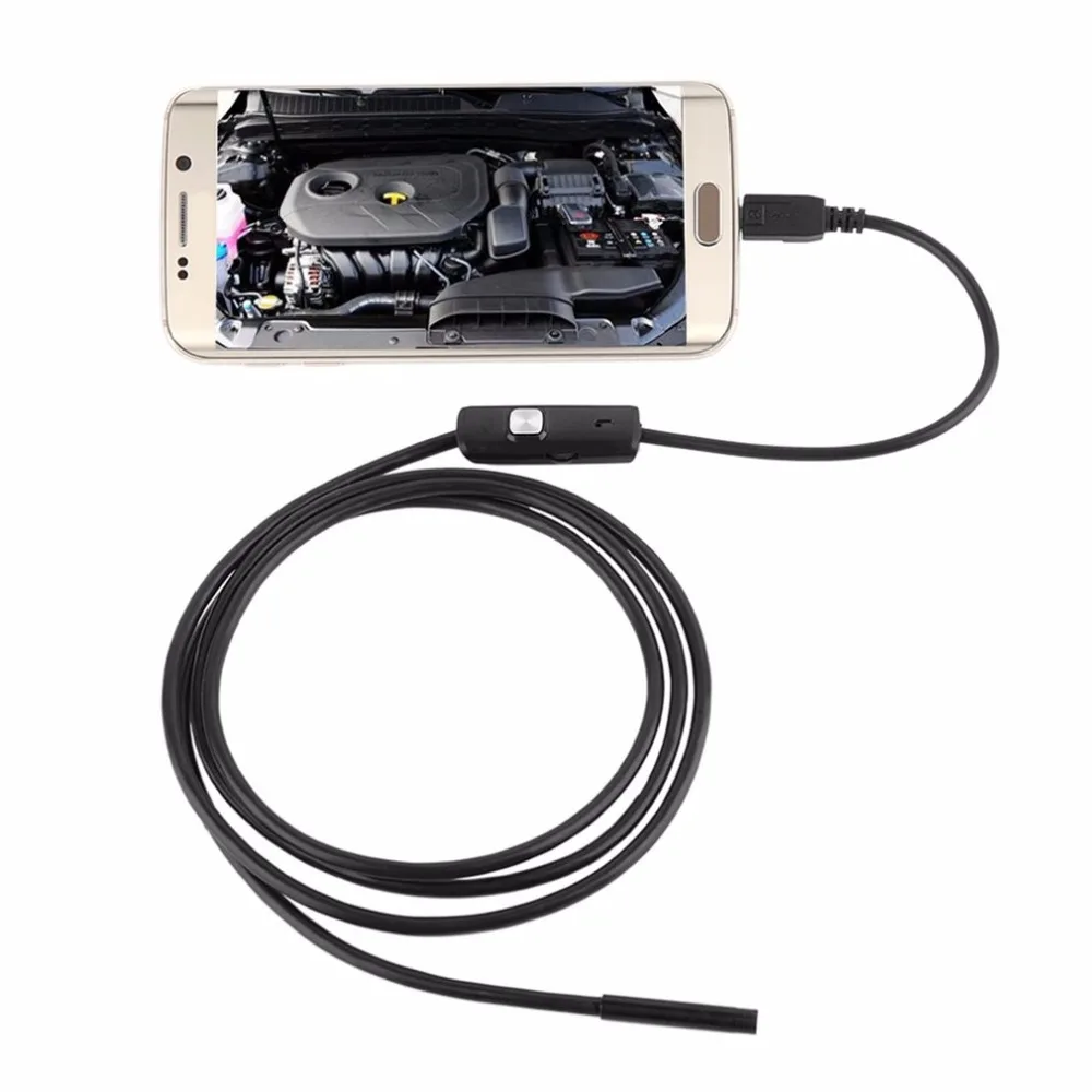 6 LED 7mm Lens Cable 1 1.5 2 3.5 5M Waterproof Mini USB Inspection Borescope Camera For Android Endoscope 640*480
6 LED 7mm Lens Cable 1 1.5 2 3.5 5M Waterproof Mini USB Inspection Borescope Camera For Android Endoscope 640*480