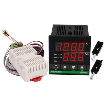 LCD Digital Display Temperature And Humidity Controller For Industrial Barn Hatching Greenhouse Breeding
LCD Digital Display Temperature And Humidity Controller For Industrial Barn Hatching Greenhouse Breeding