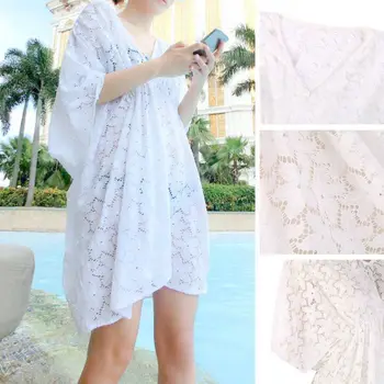 Summer Women Lace Beach Wear Dress Bikini beach Cover Up Summer Swimwear Beach Tops
Summer Women Lace Beach Wear Dress Bikini beach Cover Up Summer Swimwear Beach Tops