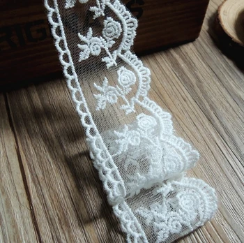5yards/lot Width 5cm White Cotton Embroidered Mesh Lace Fabrics, Crochet Lace Trim, Free Shipping RS587
5yards/lot Width 5cm White Cotton Embroidered Mesh Lace Fabrics, Crochet Lace Trim, Free Shipping RS587