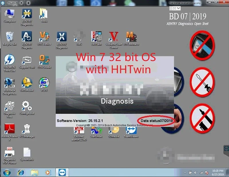 2019.12 Vediamo/DTS Monaco8/X-entry software for SD Compact 4/MB Star C4/C5/C6 Auto Diagnosis Multiplexer work on WIN7 or WIN10
2019.12 Vediamo/DTS Monaco8/X-entry software for SD Compact 4/MB Star C4/C5/C6 Auto Diagnosis Multiplexer work on WIN7 or WIN10