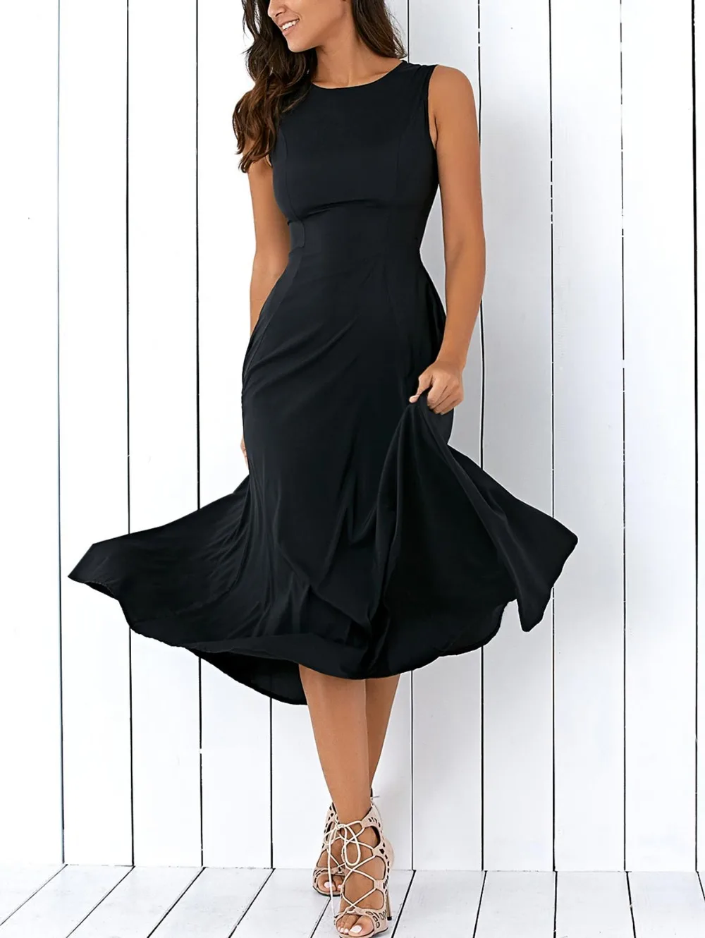 Wipalo 2019 Women Sleeveless Dresses Casual Round Neck Loose Fitting Midi Dresses A-line Spring Tank Dress with pocket vestidos
Wipalo 2019 Women Sleeveless Dresses Casual Round Neck Loose Fitting Midi Dresses A-line Spring Tank Dress with pocket vestidos