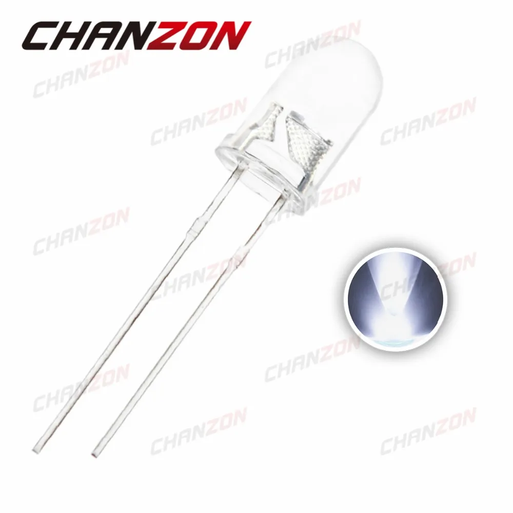 100pcs / pack 5mm White Ultra Bright 8000mcd Transparent 5 mm Light Emitting Diode LED Lamp 5 mm (DIP 3 V 6000K Ultralbright)
100pcs / pack 5mm White Ultra Bright 8000mcd Transparent 5 mm Light Emitting Diode LED Lamp 5 mm (DIP 3 V 6000K Ultralbright)