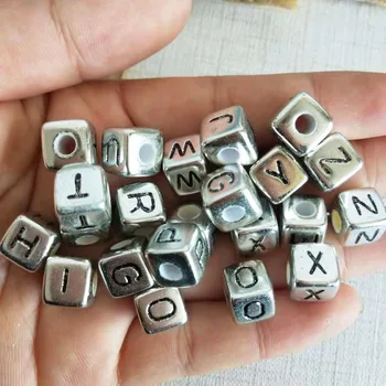 Free Shipping 510PCS/Lot hunky 10*10MM Silver Color Acrylic Mixed A-Z Cube Letter Beads Square Plastic Alphabet Jewelry Beads
Free Shipping 510PCS/Lot hunky 10*10MM Silver Color Acrylic Mixed A-Z Cube Letter Beads Square Plastic Alphabet Jewelry Beads