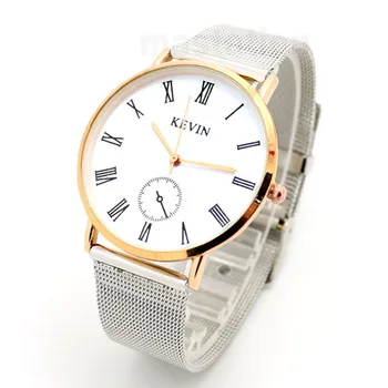 Fashion Kevin Beautiful Pattern Stainless Sttel Case Mesh Band Strap Pin Buckle Quartz Wrist Watch Women Men Girl Boy
Fashion Kevin Beautiful Pattern Stainless Sttel Case Mesh Band Strap Pin Buckle Quartz Wrist Watch Women Men Girl Boy