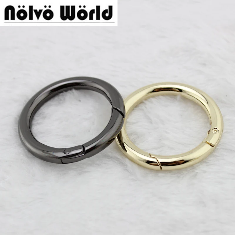 30pcs 5 colors 3.5cm (1-3/8") Belt Strap Snap Clip Trigger Spring Gate Ring for Making Your Purse Bag Handbag
30pcs 5 colors 3.5cm (1-3/8") Belt Strap Snap Clip Trigger Spring Gate Ring for Making Your Purse Bag Handbag