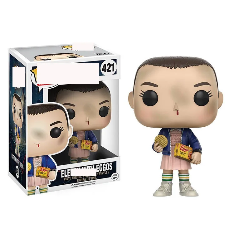 POP Stranger things & little Eleven with eggos PVC Action Figure Boy toys for chlidren Christmas birthday Gift #421
POP Stranger things & little Eleven with eggos PVC Action Figure Boy toys for chlidren Christmas birthday Gift #421