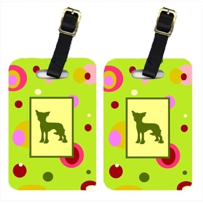 Carolines Treasures CK1099BT Chinese Crested Luggage Tag - Pair 2 4 x 2.75 In.