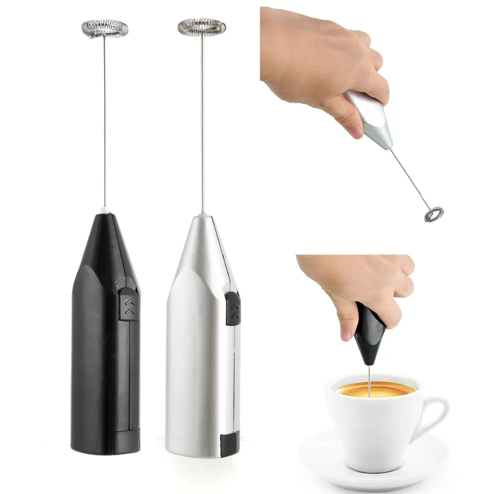 Coffee Milk Drink Electric Whisk Mixer Frother Foamer Egg Beater Stirrer Kitchen Tool push button high quality
Coffee Milk Drink Electric Whisk Mixer Frother Foamer Egg Beater Stirrer Kitchen Tool push button high quality