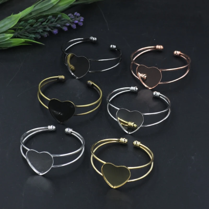 Fit 25mm Heart Shape 6 Color Blank Base Cabochon Bracelet Base Blank Setting Jewelry Finding Bezel For Diy Bangle(06080)
Fit 25mm Heart Shape 6 Color Blank Base Cabochon Bracelet Base Blank Setting Jewelry Finding Bezel For Diy Bangle(06080)