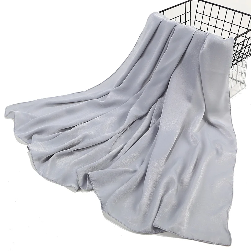 HTB19oolhhTpK1RjSZFGq6AHqFXaP Beautiful Satin Plain Hijab Muslim Female HTB19oolhhTpK1RjSZFGq6AHqFXaP