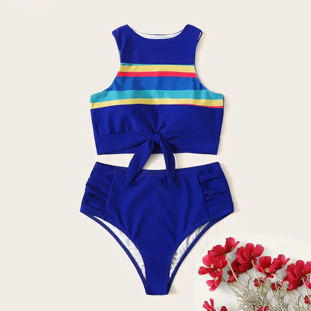 Tankini Swimsuits Women High Waist Swimwear Crop Top Two Piece Summer Swimsuit Bottom Knot Swimming Suit Biquinis Feminino 2019
Tankini Swimsuits Women High Waist Swimwear Crop Top Two Piece Summer Swimsuit Bottom Knot Swimming Suit Biquinis Feminino 2019