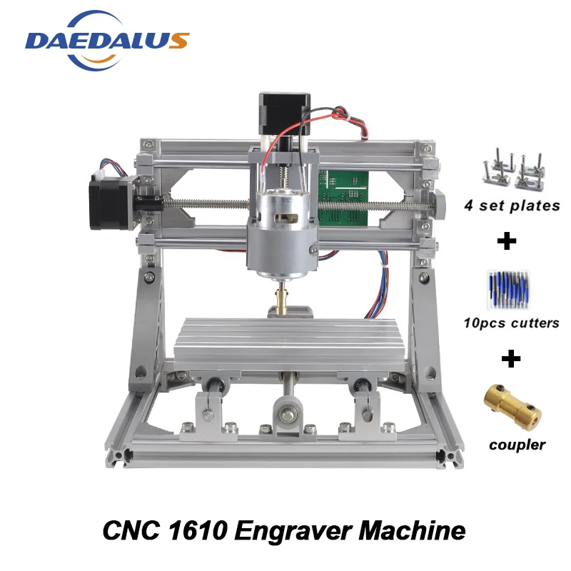 

CNC Wood Router DIY 1610 Machine 3 Axis Mini DIY PCB Milling Machine Wood Carving Engraver 500MW Laser With GRBL Control