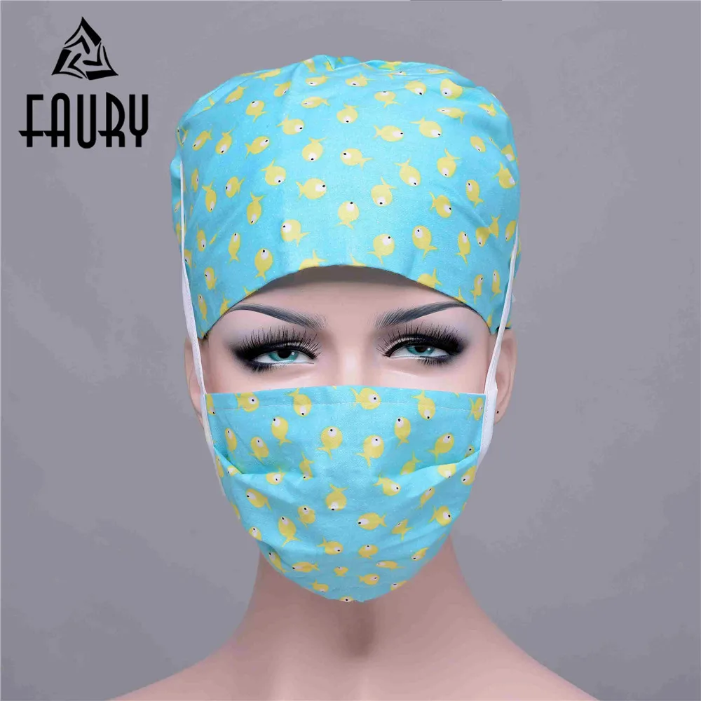 Women Men Medical Surgical Surgery Hats Doctor Nurses Printed Scrub Caps Masks Beauty Salon Working Wear Cap+Mask
Women Men Medical Surgical Surgery Hats Doctor Nurses Printed Scrub Caps Masks Beauty Salon Working Wear Cap+Mask