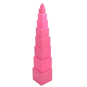 Pink Tower For Montessori Educational Wooden Toys For Children Math Preschool Toys Learning Early Education Toy
Pink Tower For Montessori Educational Wooden Toys For Children Math Preschool Toys Learning Early Education Toy
