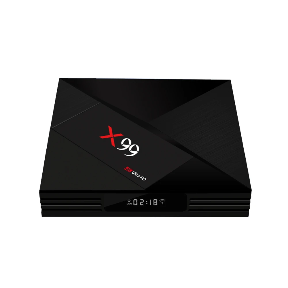 X99 4GB 32GB Smart TV Box Android 7.1 RK3399 Six Core 2.4G/5G WiFi 1000M LAN BT4.1 Set top Box VP9 H.265 HDR10 4K Media Player
X99 4GB 32GB Smart TV Box Android 7.1 RK3399 Six Core 2.4G/5G WiFi 1000M LAN BT4.1 Set top Box VP9 H.265 HDR10 4K Media Player
