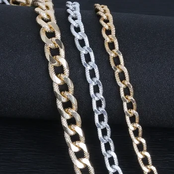 NiceBeads Hot Aluminum Chain Mill Chain Plated Silver/Light Gold For Necklace Bracelet DIY Jewelry Findings & Craft Making
NiceBeads Hot Aluminum Chain Mill Chain Plated Silver/Light Gold For Necklace Bracelet DIY Jewelry Findings & Craft Making