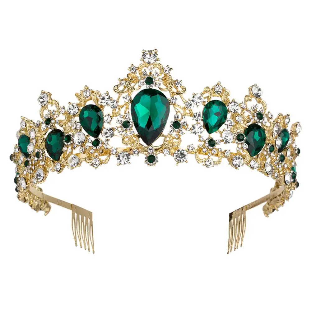 KMVEXO Luxury Colorful Crystal Bridal Tiaras Crown 2019 New Wedding Marriage Rhinestone Diadem Pageant Brides Crowns with Combs
KMVEXO Luxury Colorful Crystal Bridal Tiaras Crown 2019 New Wedding Marriage Rhinestone Diadem Pageant Brides Crowns with Combs