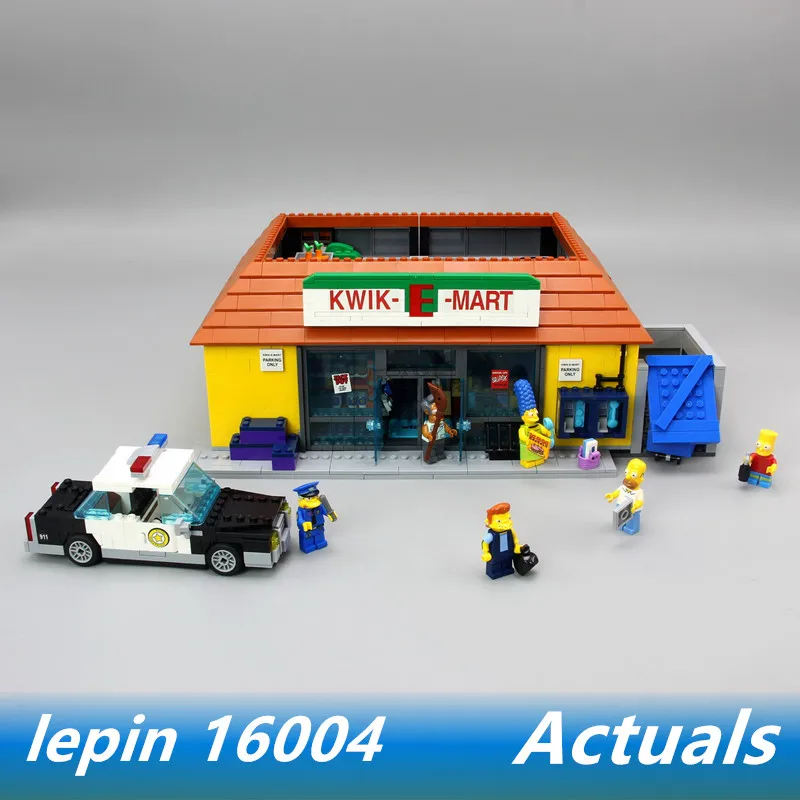 LEPIN 16004 lepin simpsons legoing simpsons 71016 house KWIK-E-MART Action Model Building Block Bricks
LEPIN 16004 lepin simpsons legoing simpsons 71016 house KWIK-E-MART Action Model Building Block Bricks