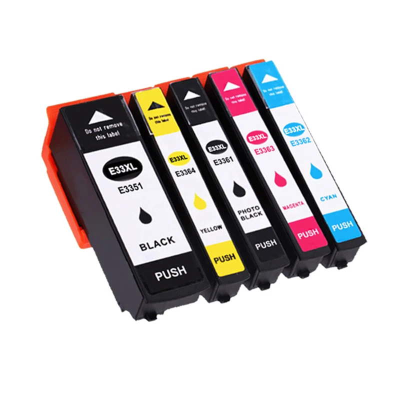 vilaxh T3351 T33 Ink cartridge For Epson 33XL T3361 - T3364 Expression Premium XP-530 XP-630 XP-635 XP-830 Printer
vilaxh T3351 T33 Ink cartridge For Epson 33XL T3361 - T3364 Expression Premium XP-530 XP-630 XP-635 XP-830 Printer