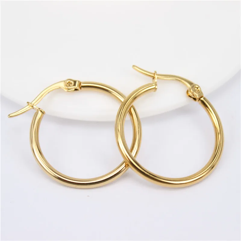 2mm coil earrings gold silver rose color Stainless steel jewelry exaggerated earrings 10mm-70mm
2mm coil earrings gold silver rose color Stainless steel jewelry exaggerated earrings 10mm-70mm