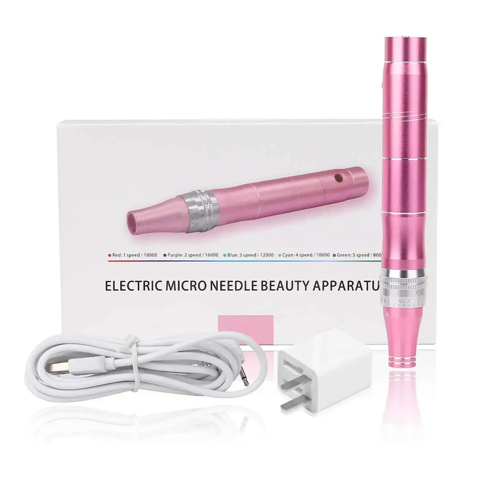 Electric Derma Pen 0.25mm-2.0mm Adjustment Auto Micro Needle Roller Pen Anti Aging Skin Therapy Device(Rechargeable Wireless)
Electric Derma Pen 0.25mm-2.0mm Adjustment Auto Micro Needle Roller Pen Anti Aging Skin Therapy Device(Rechargeable Wireless)