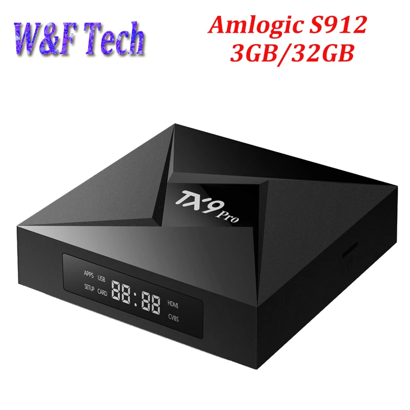 2018 Cheapest 3G 32G Android 7.1 TV BOX Amlogic S912 Octa-core 2.4G/5G dual wifi BT4.0 1000M Lan Smart tv box TX9 Pro
2018 Cheapest 3G 32G Android 7.1 TV BOX Amlogic S912 Octa-core 2.4G/5G dual wifi BT4.0 1000M Lan Smart tv box TX9 Pro