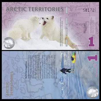 Arctic Territories 1,1.5, 2, 2.5, 3 Dollars, Polymer, 2010- 2014, Polar bear, UNC Genuine, Original Real Paper Notes
Arctic Territories 1,1.5, 2, 2.5, 3 Dollars, Polymer, 2010- 2014, Polar bear, UNC Genuine, Original Real Paper Notes