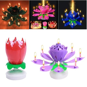 1PC Electronic Birthday Candle Art Candle Lotus Flower Candle Birthday Party Cake Decoration Gift for Kids Birthday
1PC Electronic Birthday Candle Art Candle Lotus Flower Candle Birthday Party Cake Decoration Gift for Kids Birthday