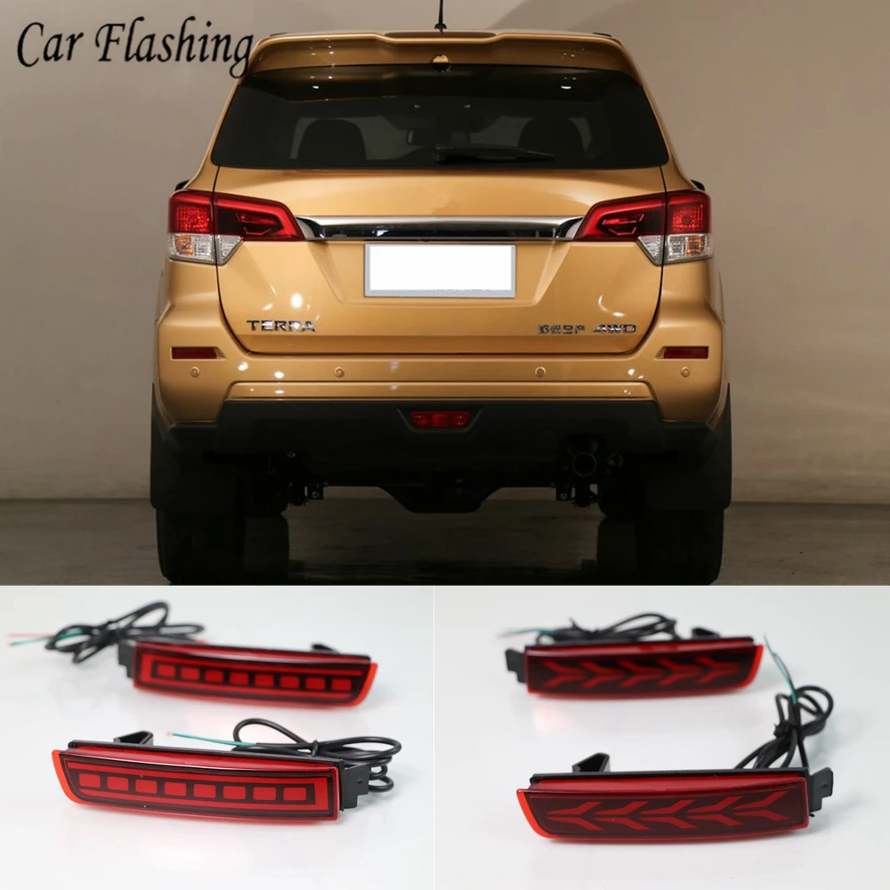 Car flashing 2PCS LED For Nissan Terra 2018 2019 Reflector Lamp Warning Lamp Tail lamp Rear Fog Lamp Bumper Light Brake Light
Car flashing 2PCS LED For Nissan Terra 2018 2019 Reflector Lamp Warning Lamp Tail lamp Rear Fog Lamp Bumper Light Brake Light