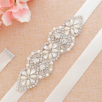 Hand Beaded Wedding Belt Silver Crystal Pearl Wedding Belt Rhinestone Bridal Sash For Wedding Dresses A112S
Hand Beaded Wedding Belt Silver Crystal Pearl Wedding Belt Rhinestone Bridal Sash For Wedding Dresses A112S