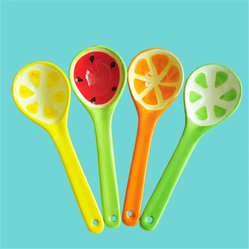 Lovely Fruit Watermelon Food Spoon Dinnerware Ice Cream Spoon Scoop Creative Ceramic Milk Food Scoop Tableware
Lovely Fruit Watermelon Food Spoon Dinnerware Ice Cream Spoon Scoop Creative Ceramic Milk Food Scoop Tableware