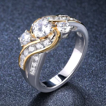 Classic Diamond Wedding Ring Solid 925 Sterling Silver Cubic Zirconia Engagement Vintage Ring For Women Bridal Proposal Gift
Classic Diamond Wedding Ring Solid 925 Sterling Silver Cubic Zirconia Engagement Vintage Ring For Women Bridal Proposal Gift