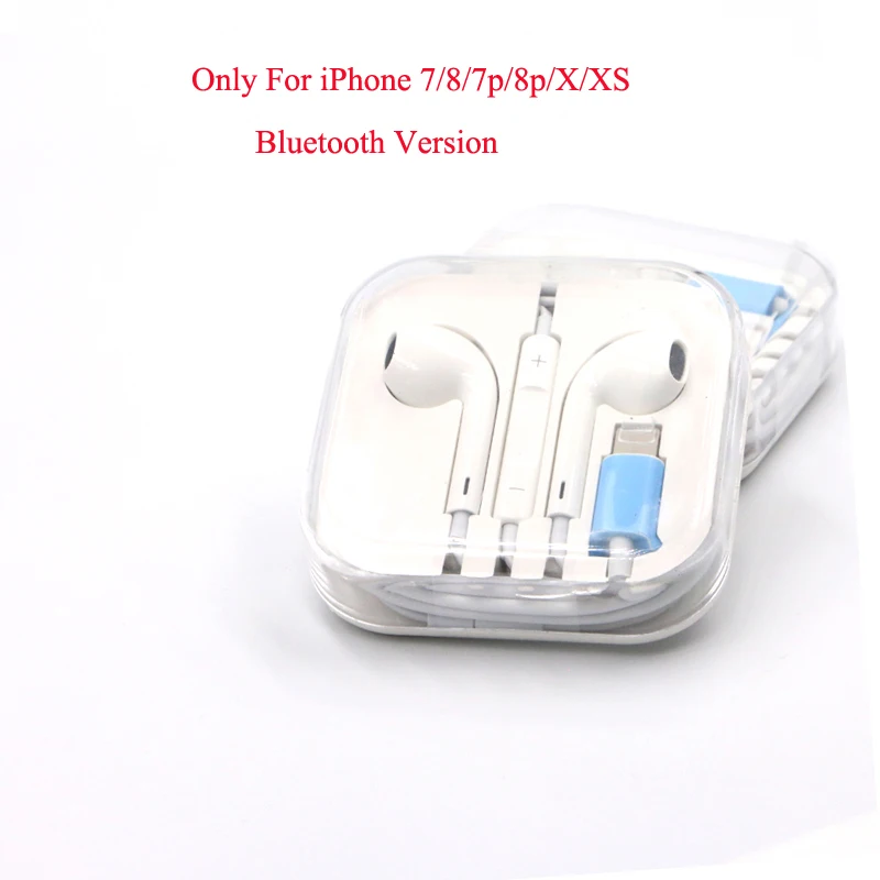Wired Bluetooth Earphones With Mic Earbuds For Lighting iPhone 8 7 Plus X XR XS Max Earphone Stereo audífono
Wired Bluetooth Earphones With Mic Earbuds For Lighting iPhone 8 7 Plus X XR XS Max Earphone Stereo audífono
