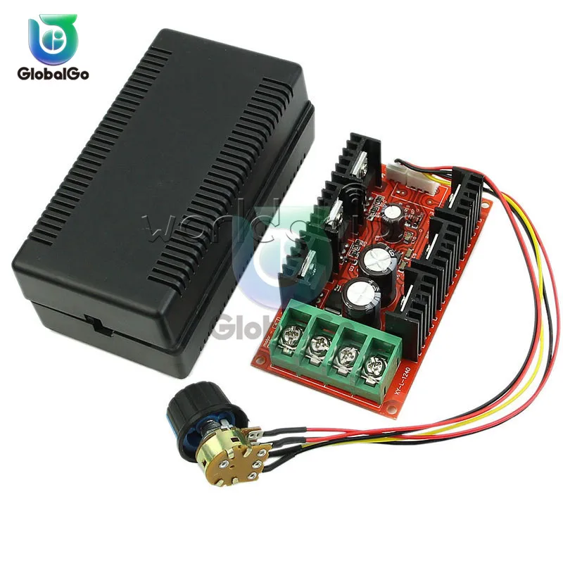 DC Motor Speed Control PWM Motor Speed Regulator RC Controller Switch Voltage Regulator DC 12V 24V 48V 2000W MAX 10-50V 40A
DC Motor Speed Control PWM Motor Speed Regulator RC Controller Switch Voltage Regulator DC 12V 24V 48V 2000W MAX 10-50V 40A