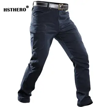 NEW 2018 Cotton Men Military Tactical Cargo Jeans Long Pants Black Men's Trousers Elastic Combat Pockets Multifunction Pants
NEW 2018 Cotton Men Military Tactical Cargo Jeans Long Pants Black Men's Trousers Elastic Combat Pockets Multifunction Pants