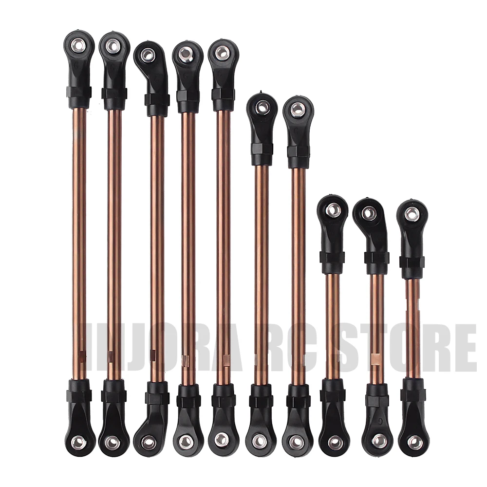 Metal Alloy Link&Plastic Rod End 324MM Wheelbase for 1:10 Scale RC Crawler Car Traxxas TRX4 TRX-4
Metal Alloy Link&Plastic Rod End 324MM Wheelbase for 1:10 Scale RC Crawler Car Traxxas TRX4 TRX-4