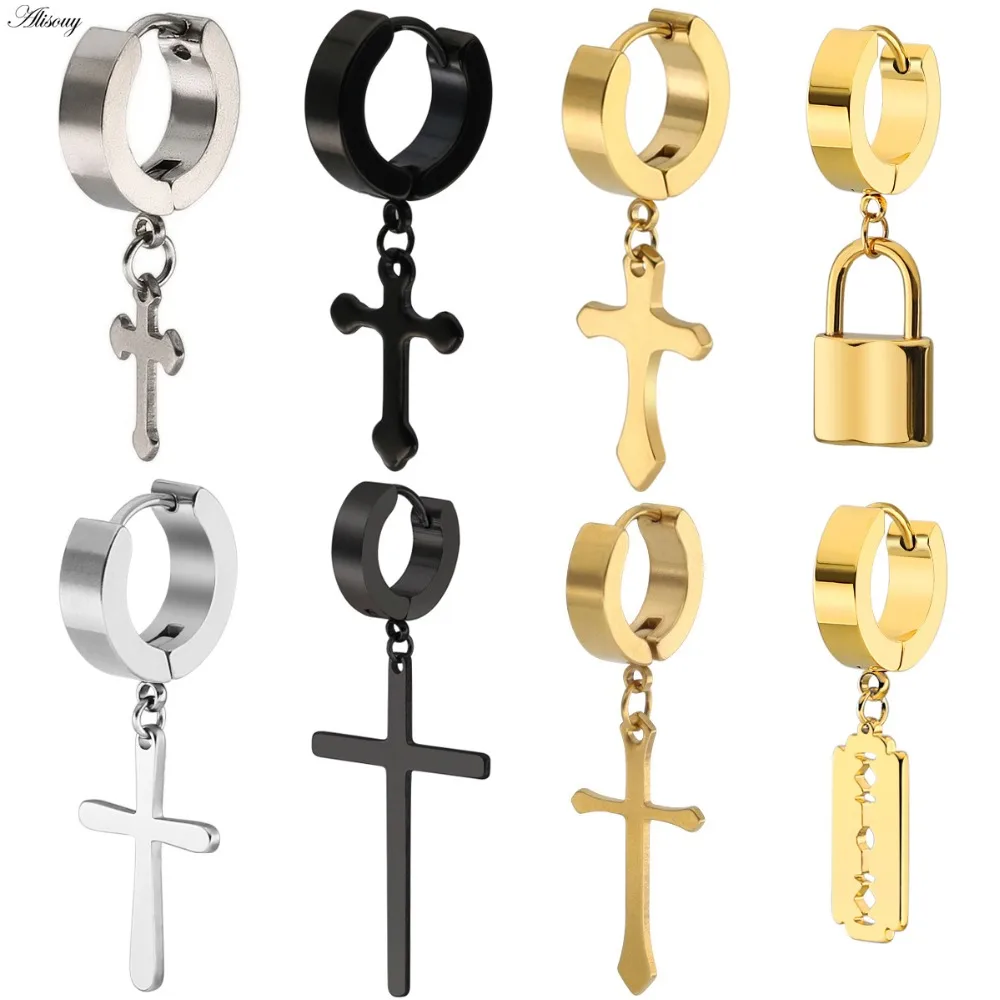 Alisouy 2pcs Small Hoop Earring for Women Cartilage Earring Lock Blade Cross Earrings for Women HQ Stainless Steel ear Jewelry
Alisouy 2pcs Small Hoop Earring for Women Cartilage Earring Lock Blade Cross Earrings for Women HQ Stainless Steel ear Jewelry