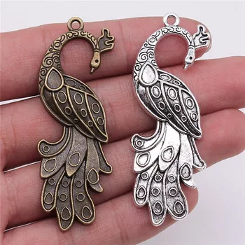 WYSIWYG 2pcs 61x21mm Pendant Peacock Phoenix Peacock Bird Charm Pendants For Jewelry Making Peacock Pendants
WYSIWYG 2pcs 61x21mm Pendant Peacock Phoenix Peacock Bird Charm Pendants For Jewelry Making Peacock Pendants