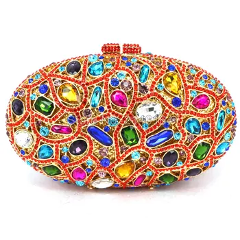 LaiSC Dot pattern crystal evening bags women Luxury clutch prom bag studded diamond evening clutches purse party pochette Q59
LaiSC Dot pattern crystal evening bags women Luxury clutch prom bag studded diamond evening clutches purse party pochette Q59