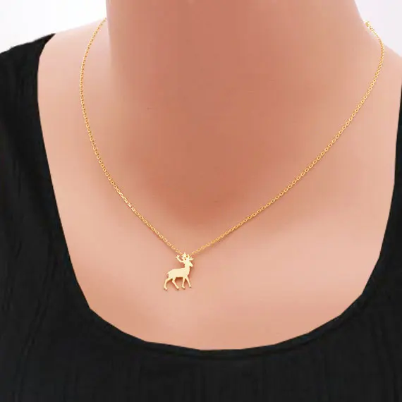 Yiustar 20pcs/lot Origami Antler Deer Necklace in Gold Bridesmaid Necklace XL185
Yiustar 20pcs/lot Origami Antler Deer Necklace in Gold Bridesmaid Necklace XL185
