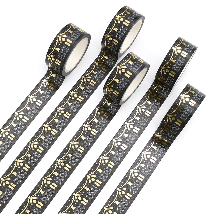 New! Gold Foil Washi Tape Adhesive Scrapbooking Tools Christmas Party Kawaii Cute Photo Album Decorative Paper Crafts 5m*15mm
New! Gold Foil Washi Tape Adhesive Scrapbooking Tools Christmas Party Kawaii Cute Photo Album Decorative Paper Crafts 5m*15mm