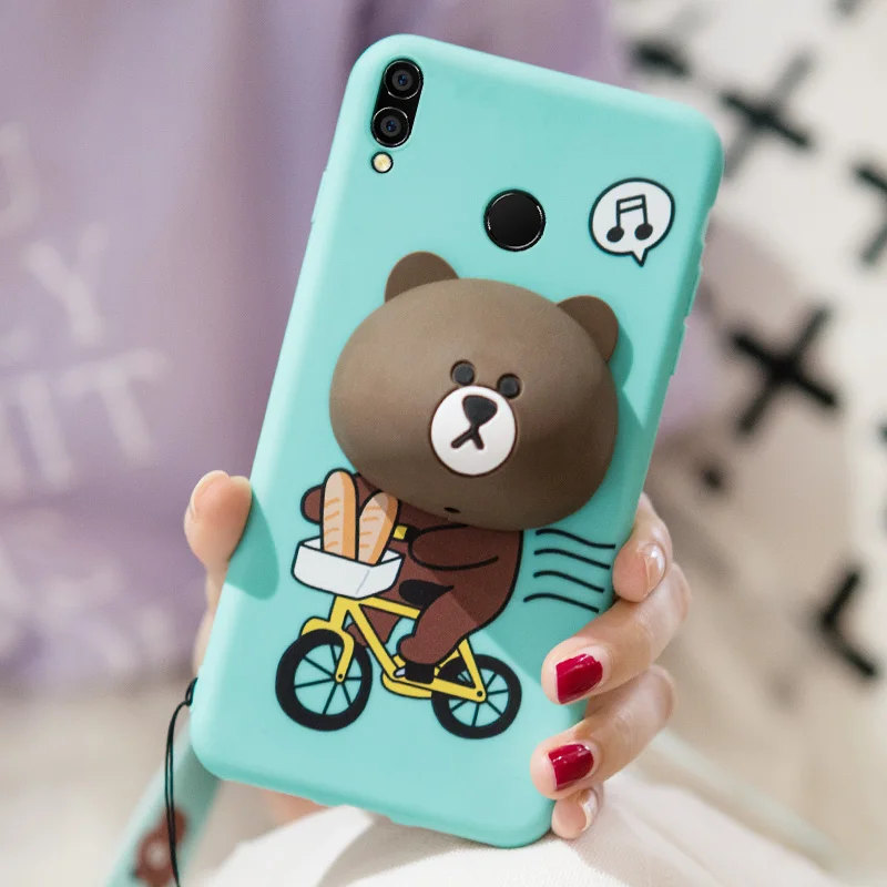 Huawei Honor 8X Max Case,ALIVO Cartoon 3D cute bear rabbit Silicone Fitted Case with Storage earphone cable for honor 8x Cover
Huawei Honor 8X Max Case,ALIVO Cartoon 3D cute bear rabbit Silicone Fitted Case with Storage earphone cable for honor 8x Cover