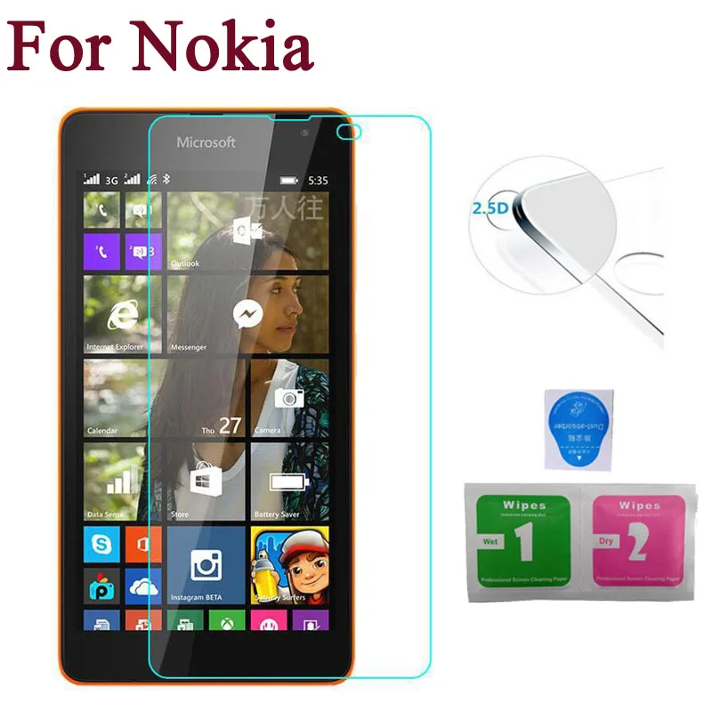 

Tempered Glass For Microsoft Lumia 530 535 550 630 635 640 For Nokia Lumia 640XL 650 730 820 920 950 Screen Protector Case Film